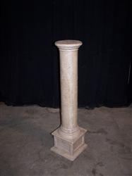 Pedestal Tan Stone 47''