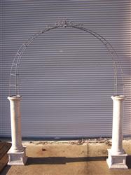 Archway Single with Stone Columns