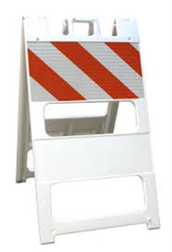 Barricade 30''h Yellow/White