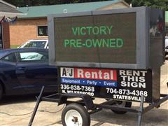 Digital Sign 3'x6' Trailer Mounted