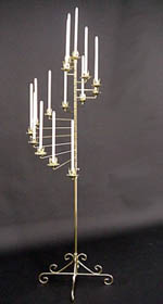 15 Light Spiral Candelabra